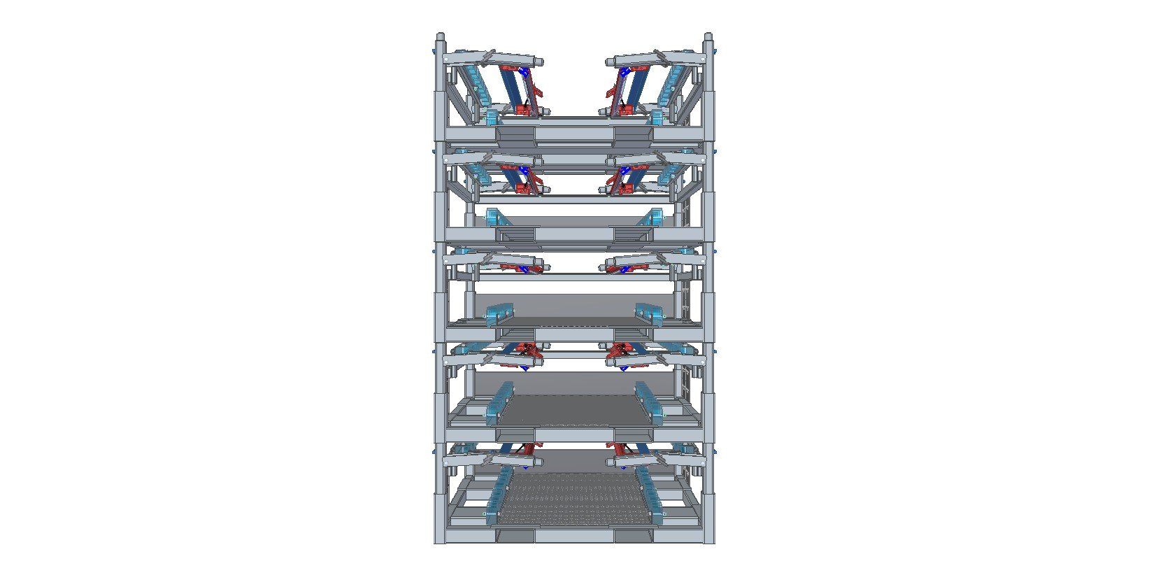 Returnable shipping rack