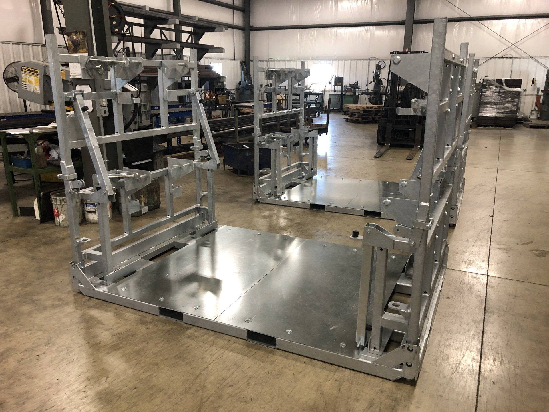 Floor pan shipping rack