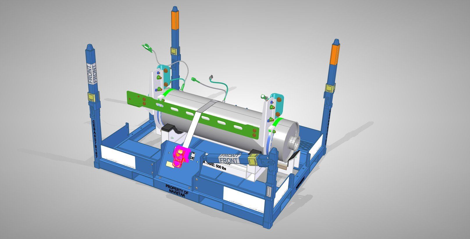 Custom shipping container