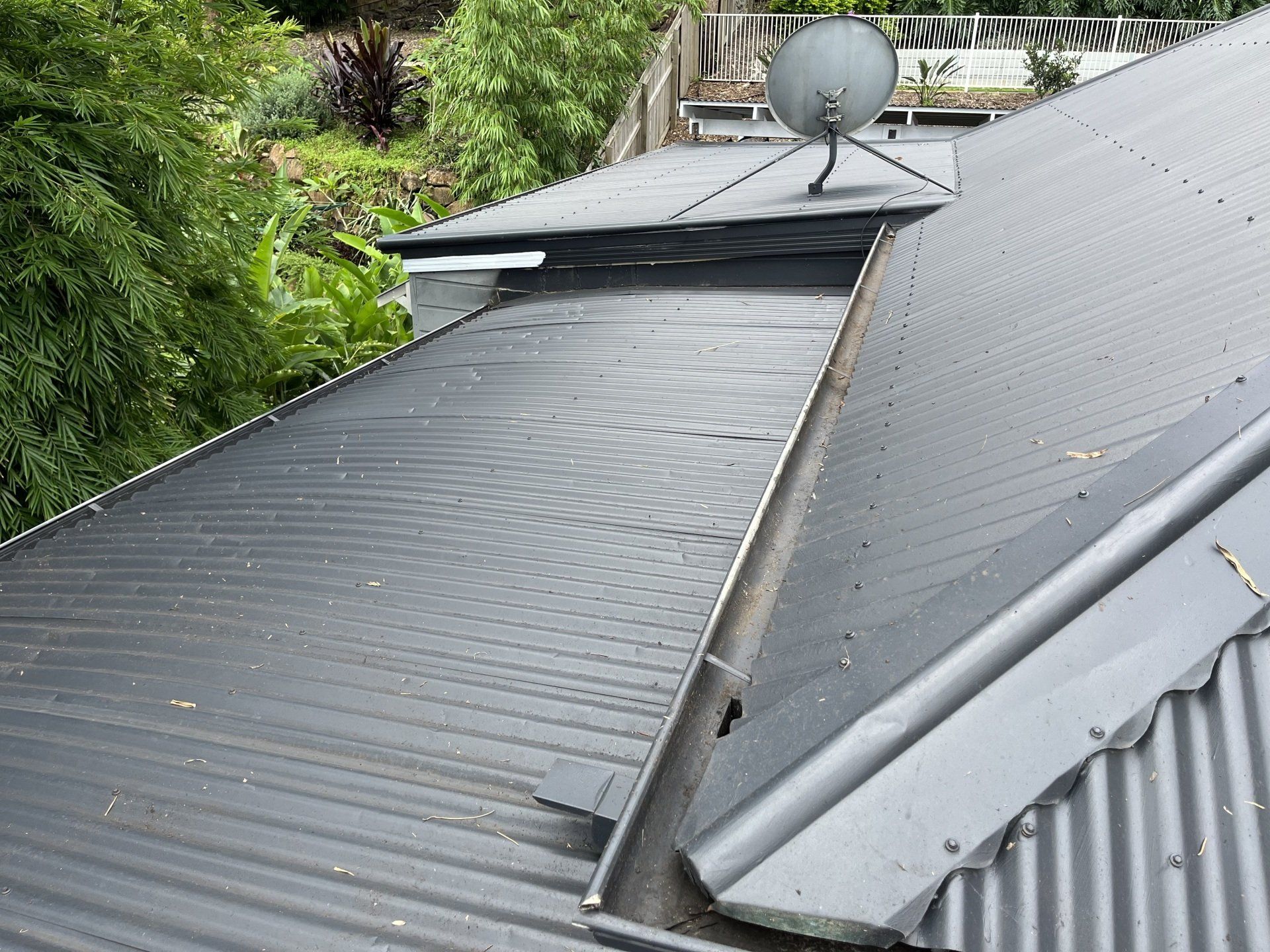 Clean Gutters on Roof — Jackson’s Window Cleaning in Nerang, QLD