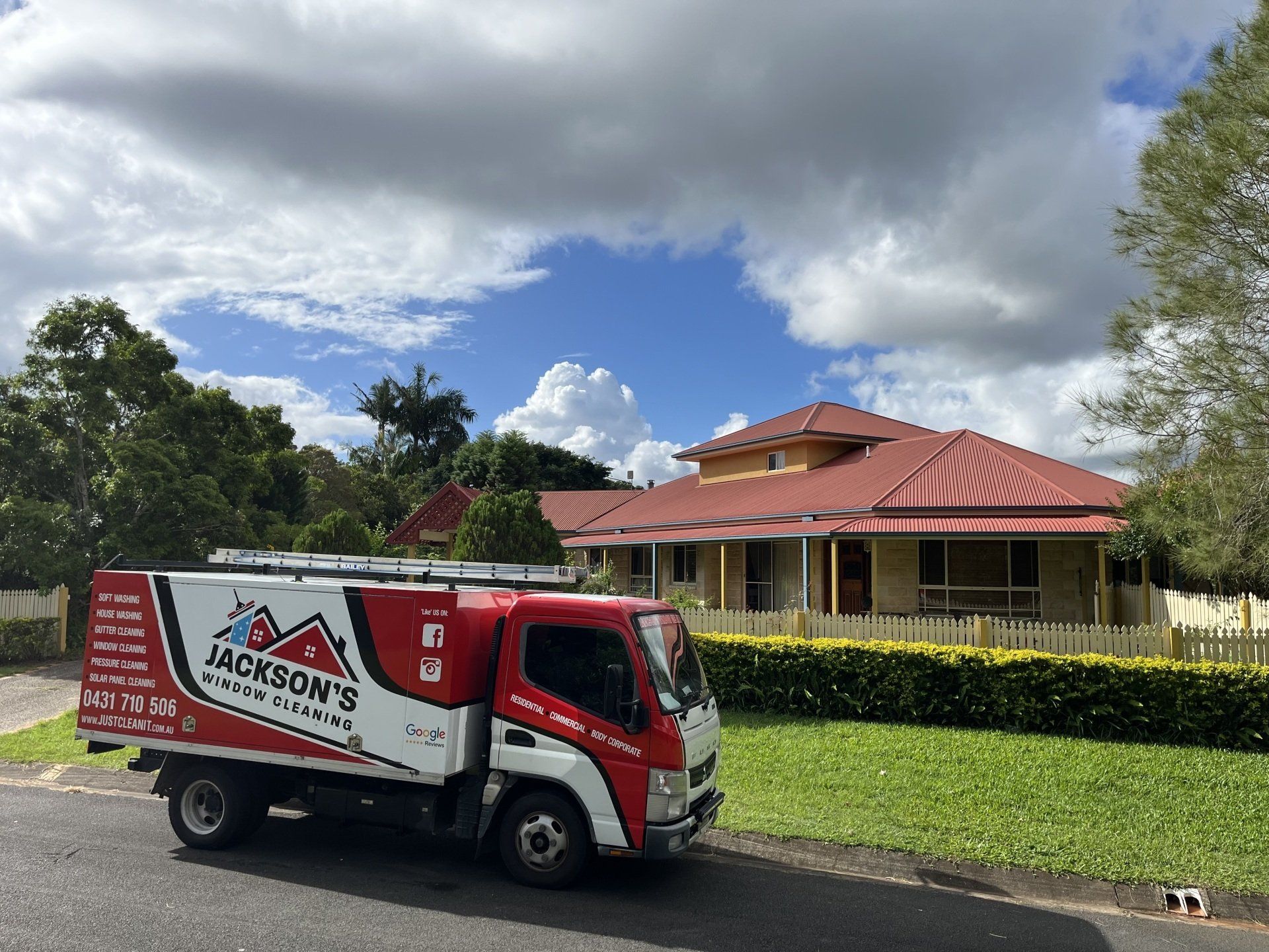 Jackson's Window Cleaning Van — Jackson’s Window Cleaning in Nerang, QLD