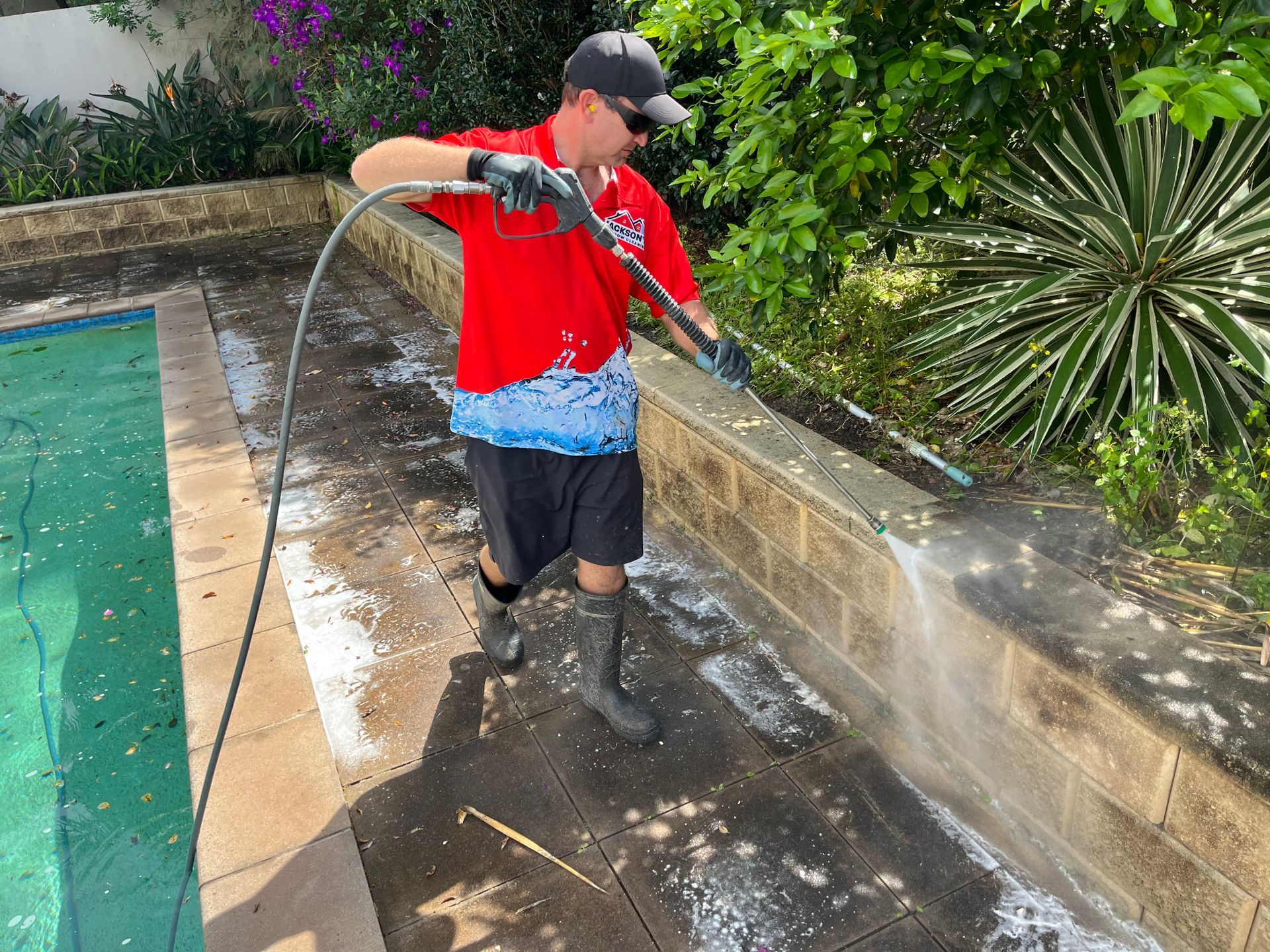 Pressure Washed Roof — Jackson’s Window Cleaning in Nerang, QLD