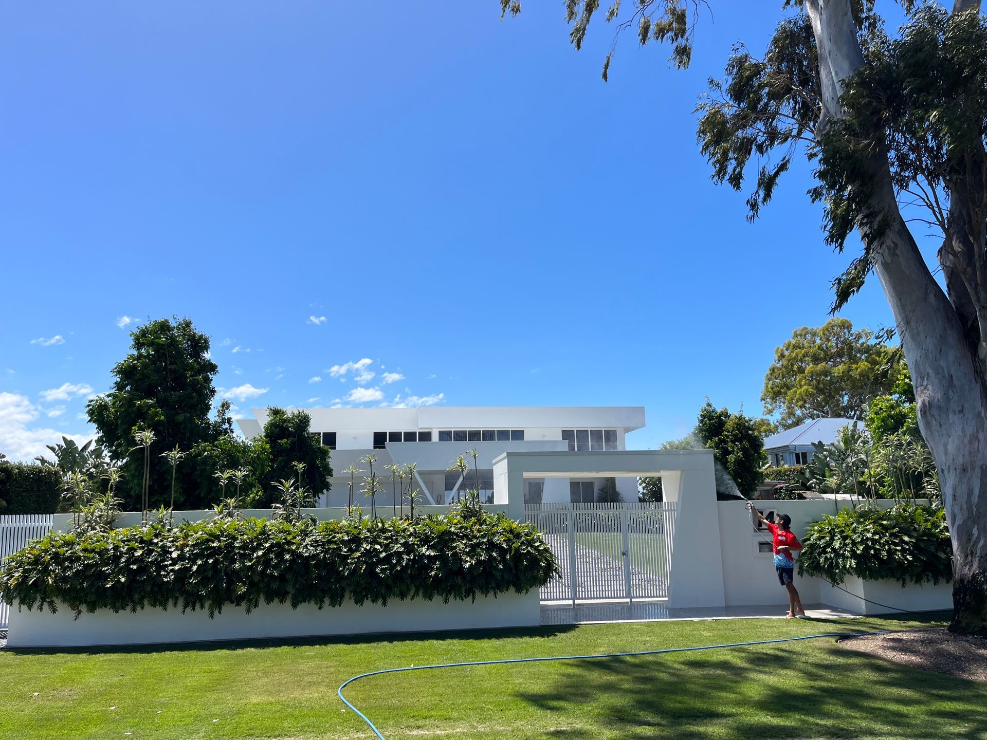 Cleaning Concrete Block Floor — Jackson’s Window Cleaning in Nerang, QLD