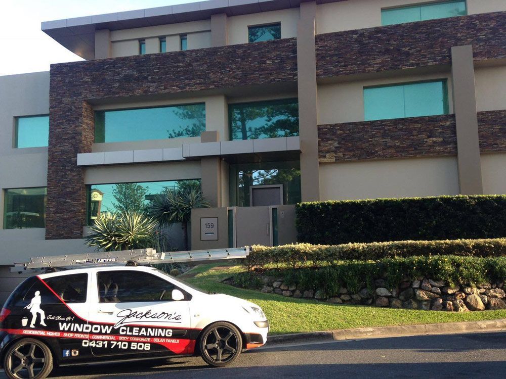 Freshly Cleaned Windows of A Modern Residential House