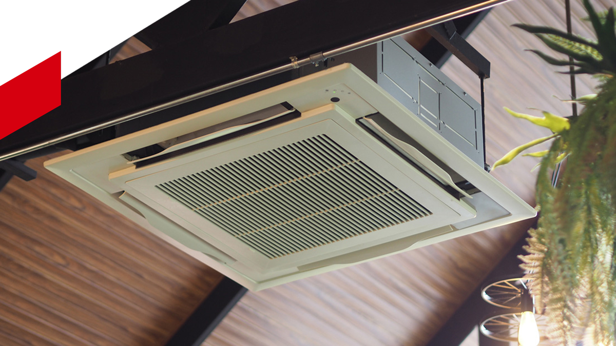 Air Conditioner On The Ceiling — Woree, QLD — Air First Air Conditioning and Electrical