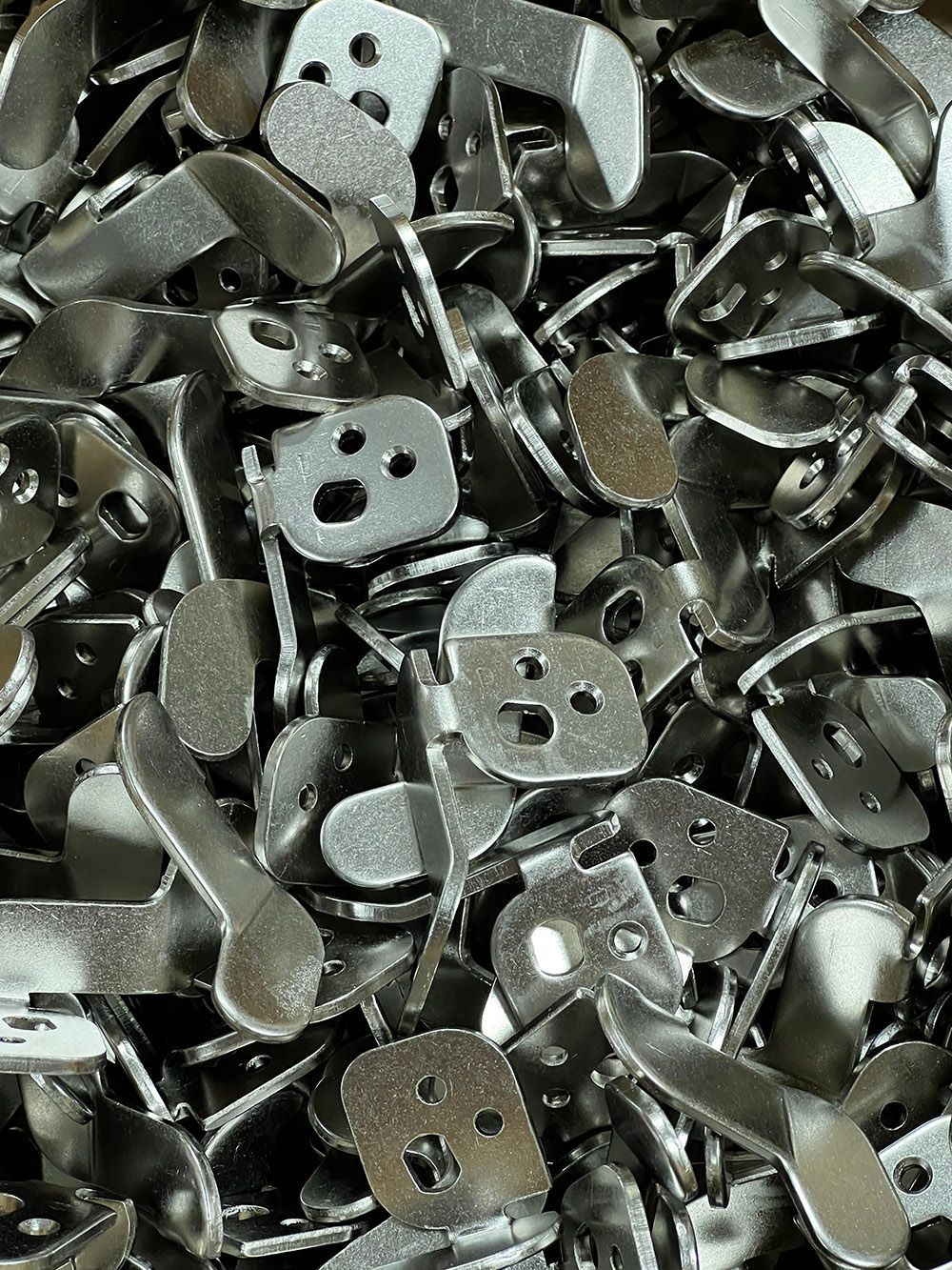 Steel parts after bright nickel plating by Seminole Metal Finishing.