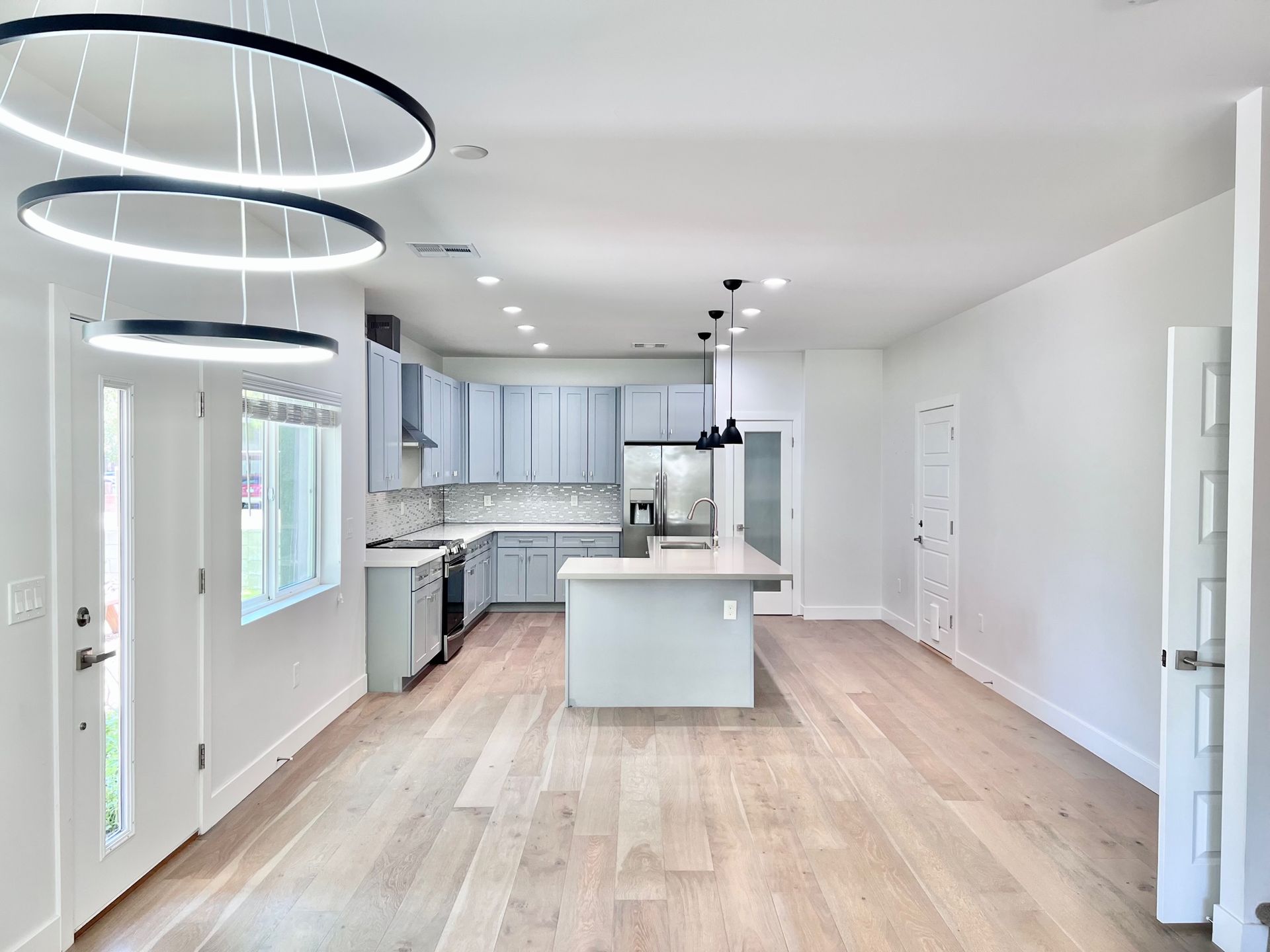 modern upgraded apartment kitchen