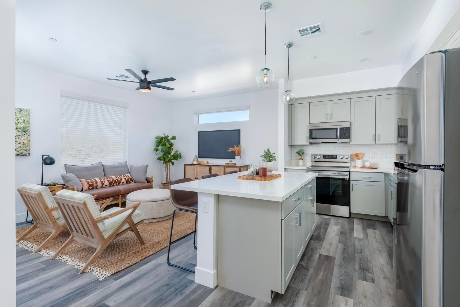 Modern Apartment Spacious Living Room