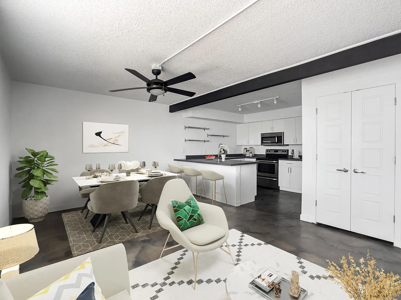 Modern Apartment Spacious Living Room