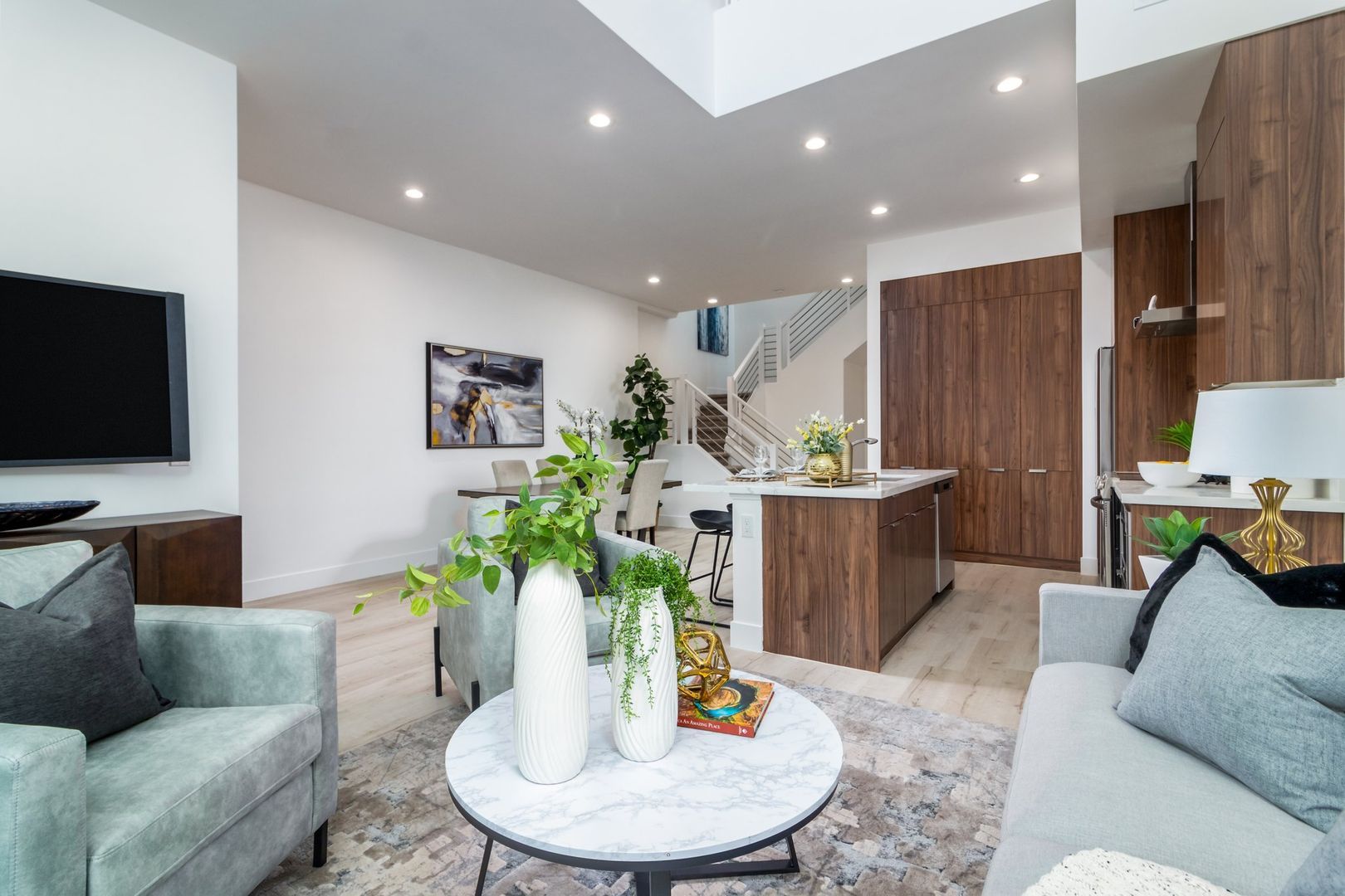 Modern Apartment Spacious Living Room