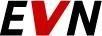 EVN-Logo in Schwarz und Rot.
