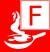 Rotes Symbol mit einer löffelförmigen Figur, aus der Dampf austritt, und einem weißen Kästchen mit dem Buchstaben „F“.