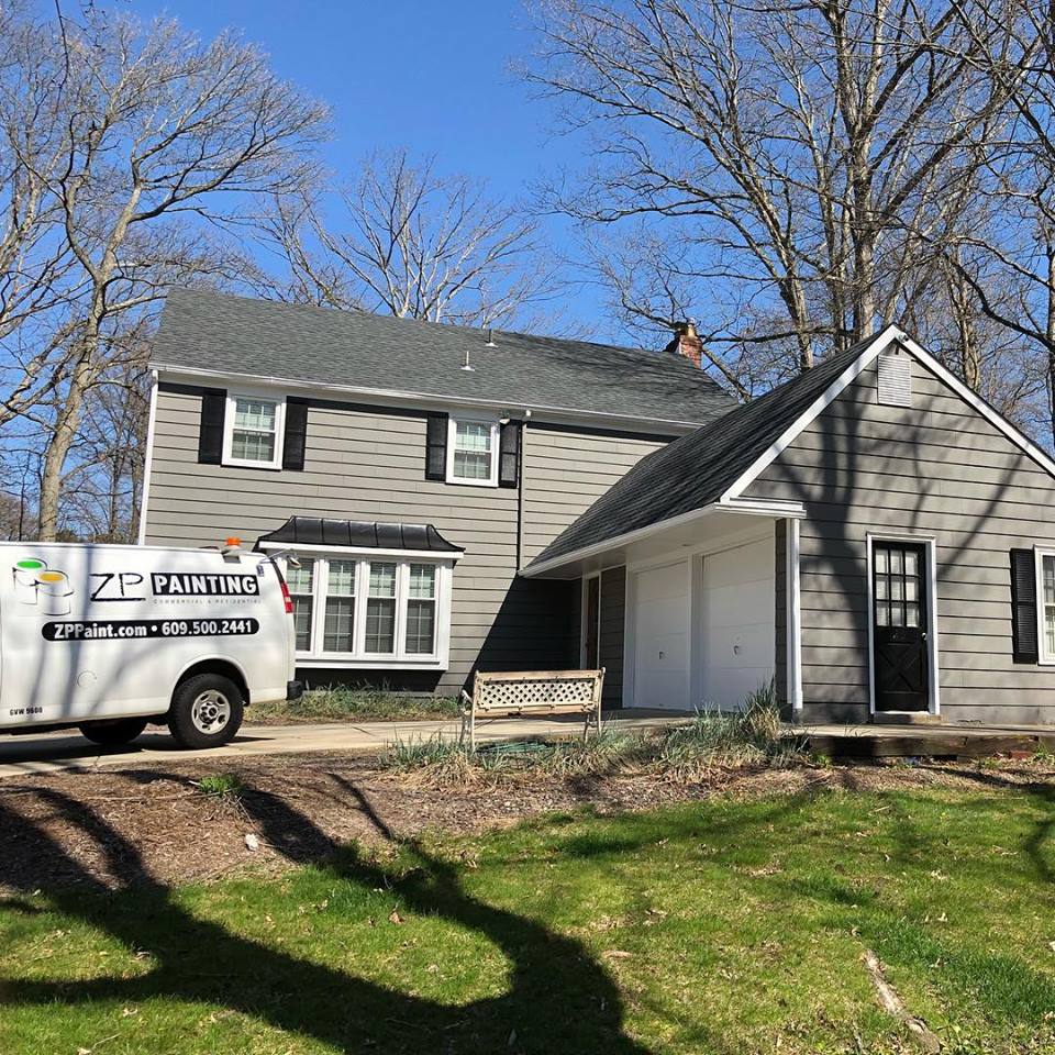 New Gray Paint of House — Cherry Hill, NJ — Zach’s Precise Painting