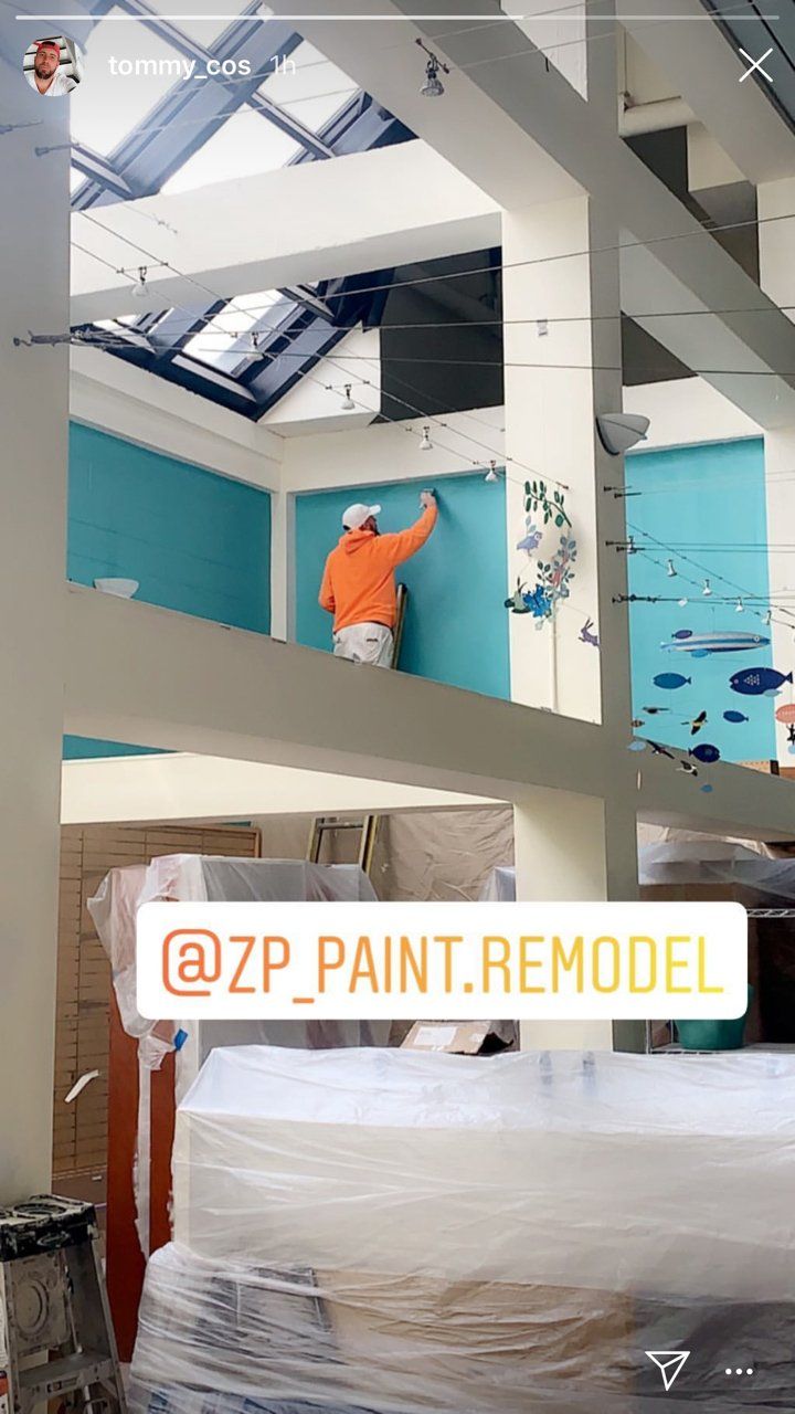 Painting a Commercial Wall — Cherry Hill, NJ — Zach’s Precise Painting