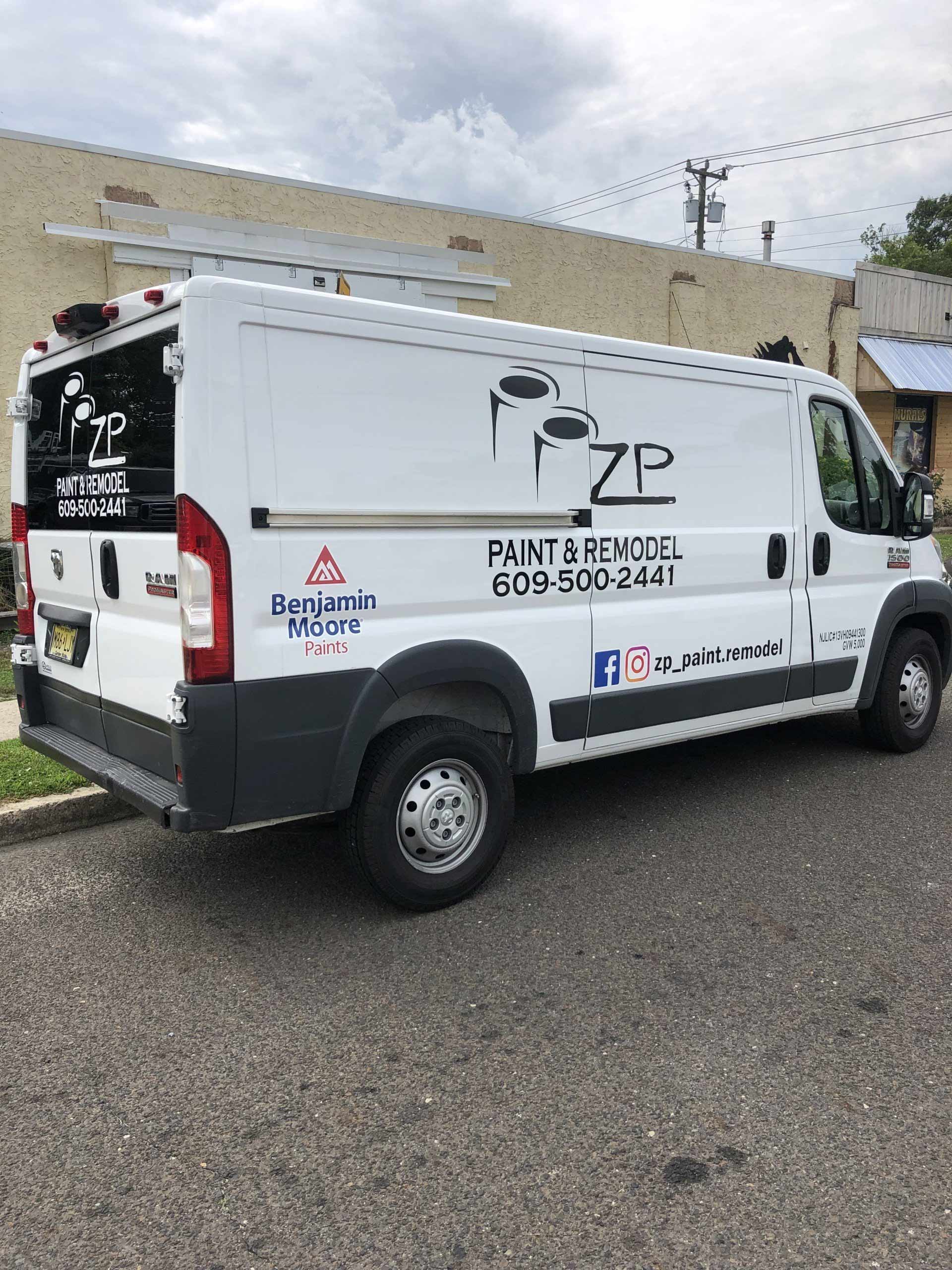 Painting Business Vehicle — Cherry Hill, NJ — Zach’s Precise Painting