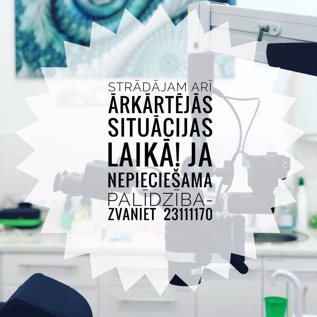 NORDENT -  zobārstniecība strādā arī COVID laikā, pieņemam pacientus