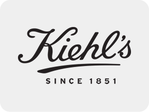 Kiehl's logo with cursive text and 