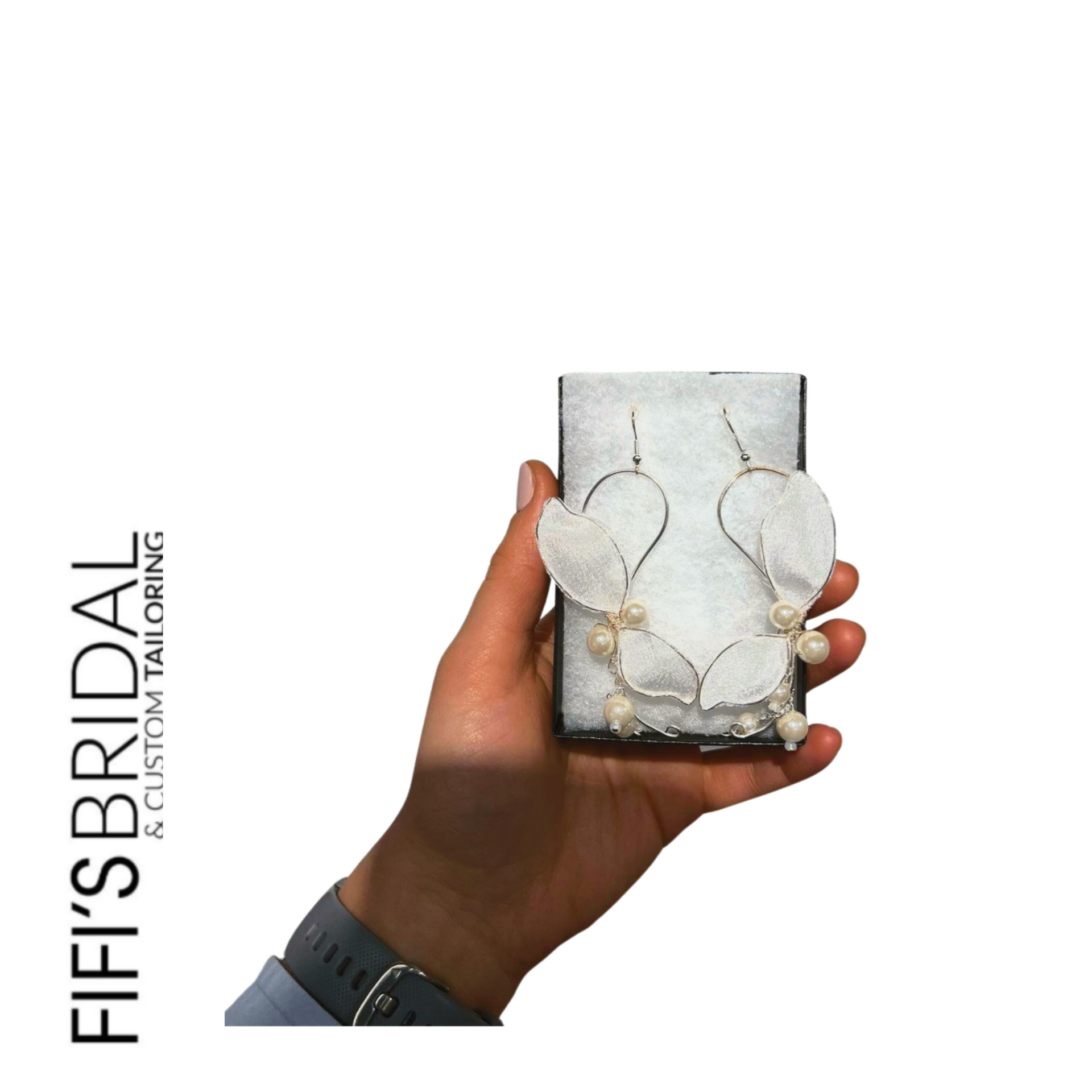 Bridal Earrings at Fifi's Bridal in Elmhurst, IL