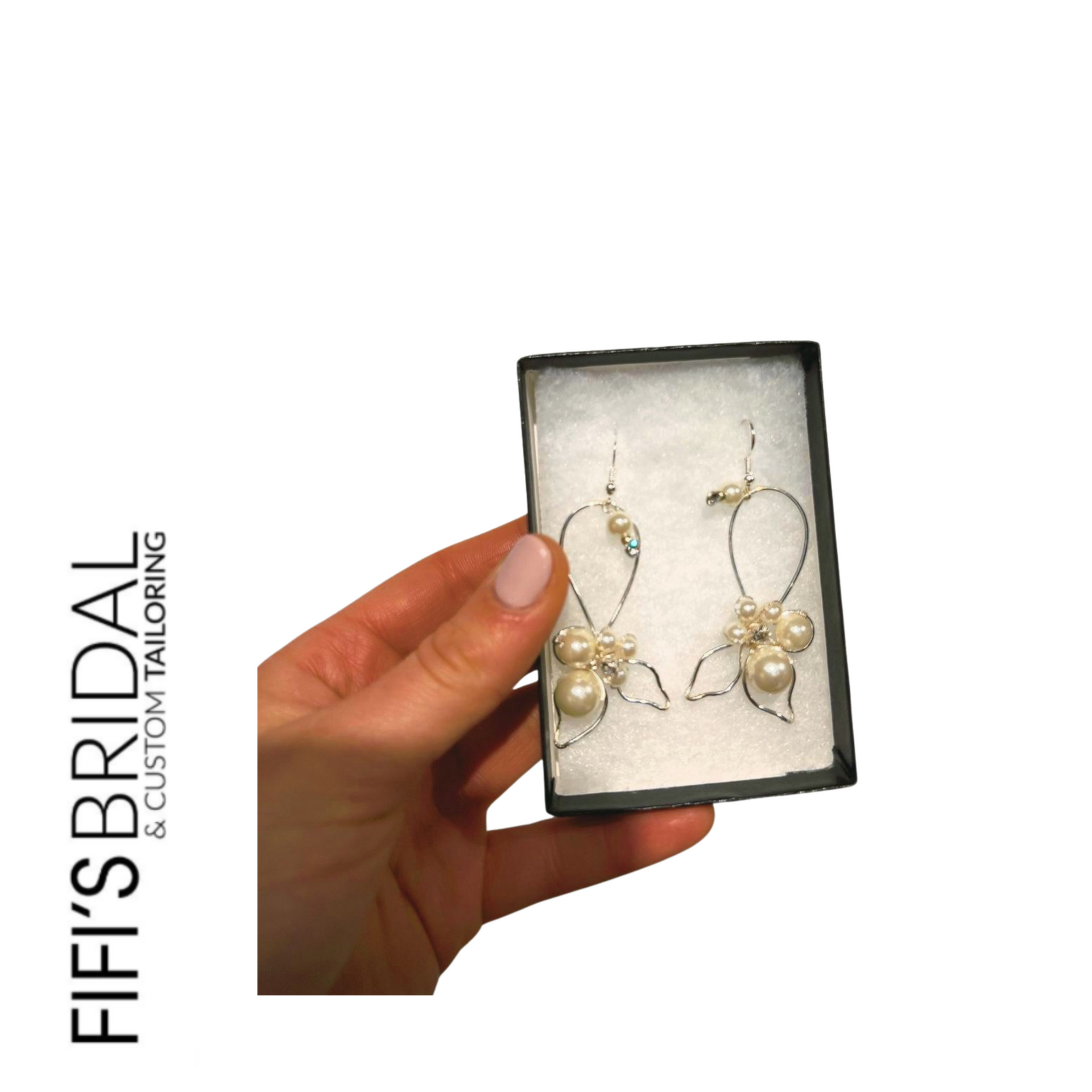 Bridal Earrings at Fifi's Bridal in Elmhurst, IL