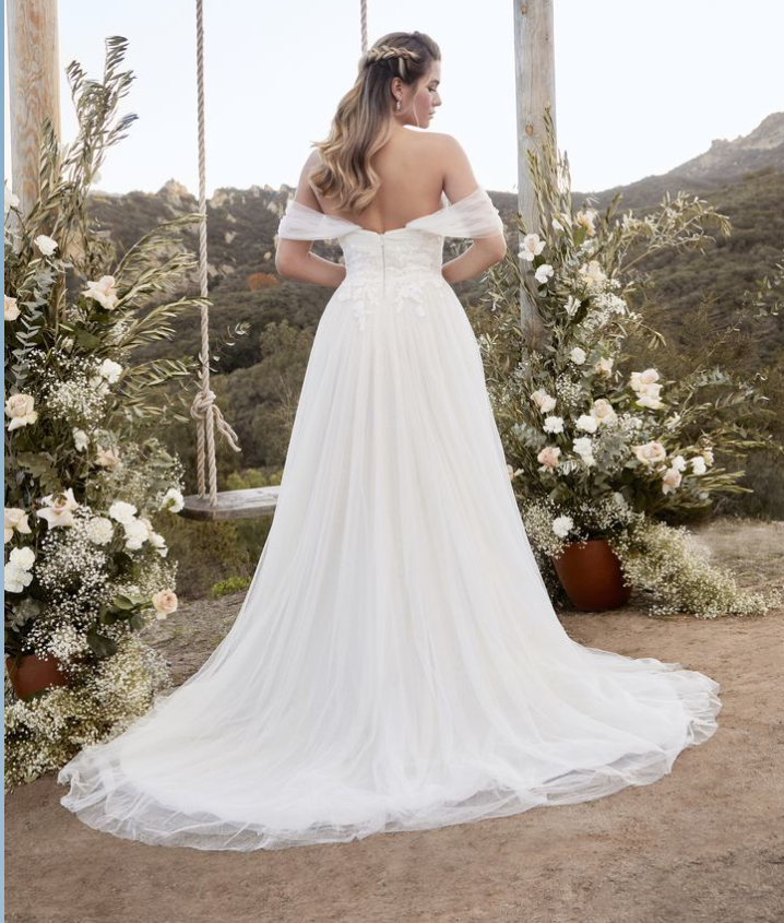 Beloved by Casablanca wedding dress at Fifi's Bridal in Elmhurst, IL