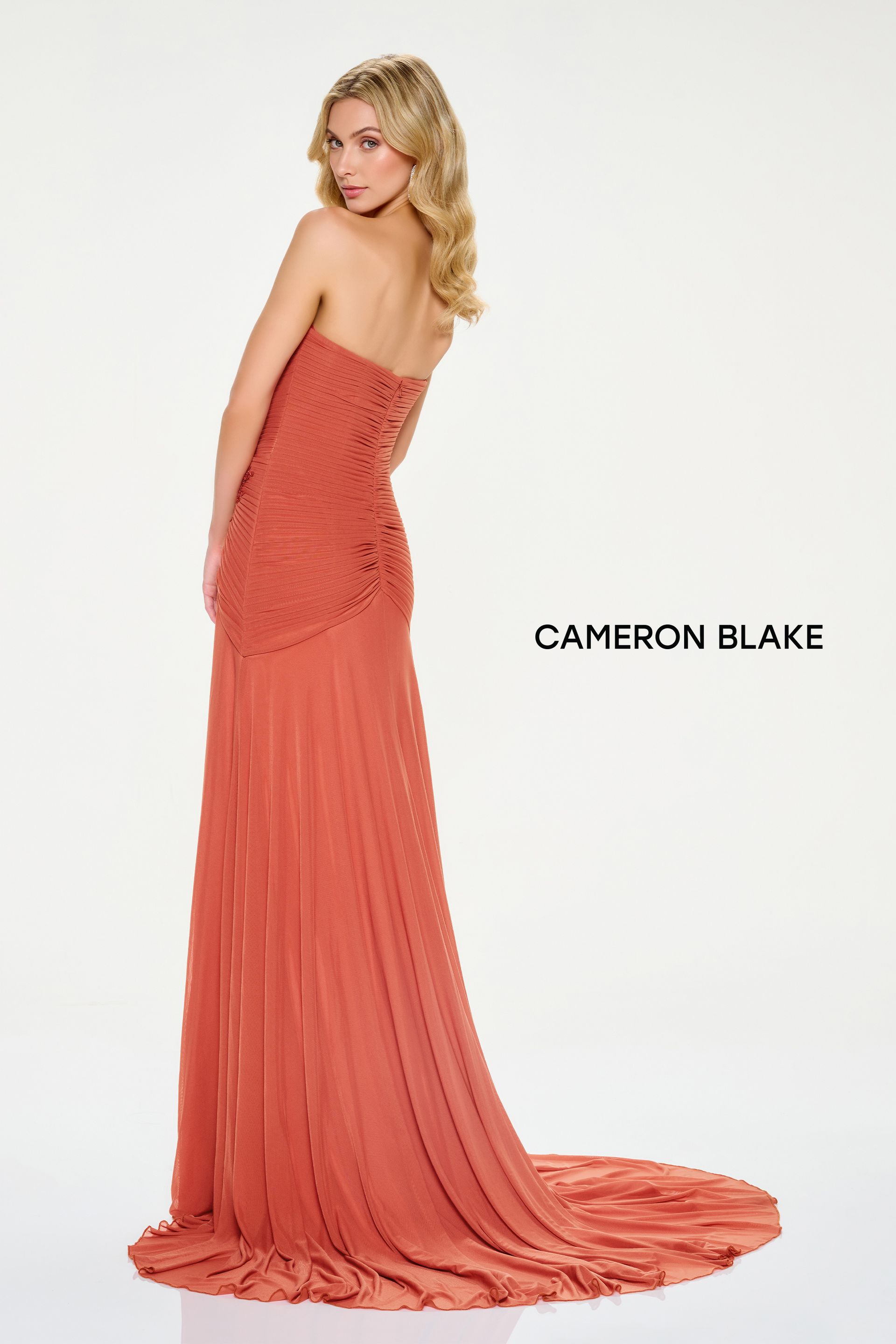 Cameron Blake Bold Color Guest Gowns at Fifi's Bridal