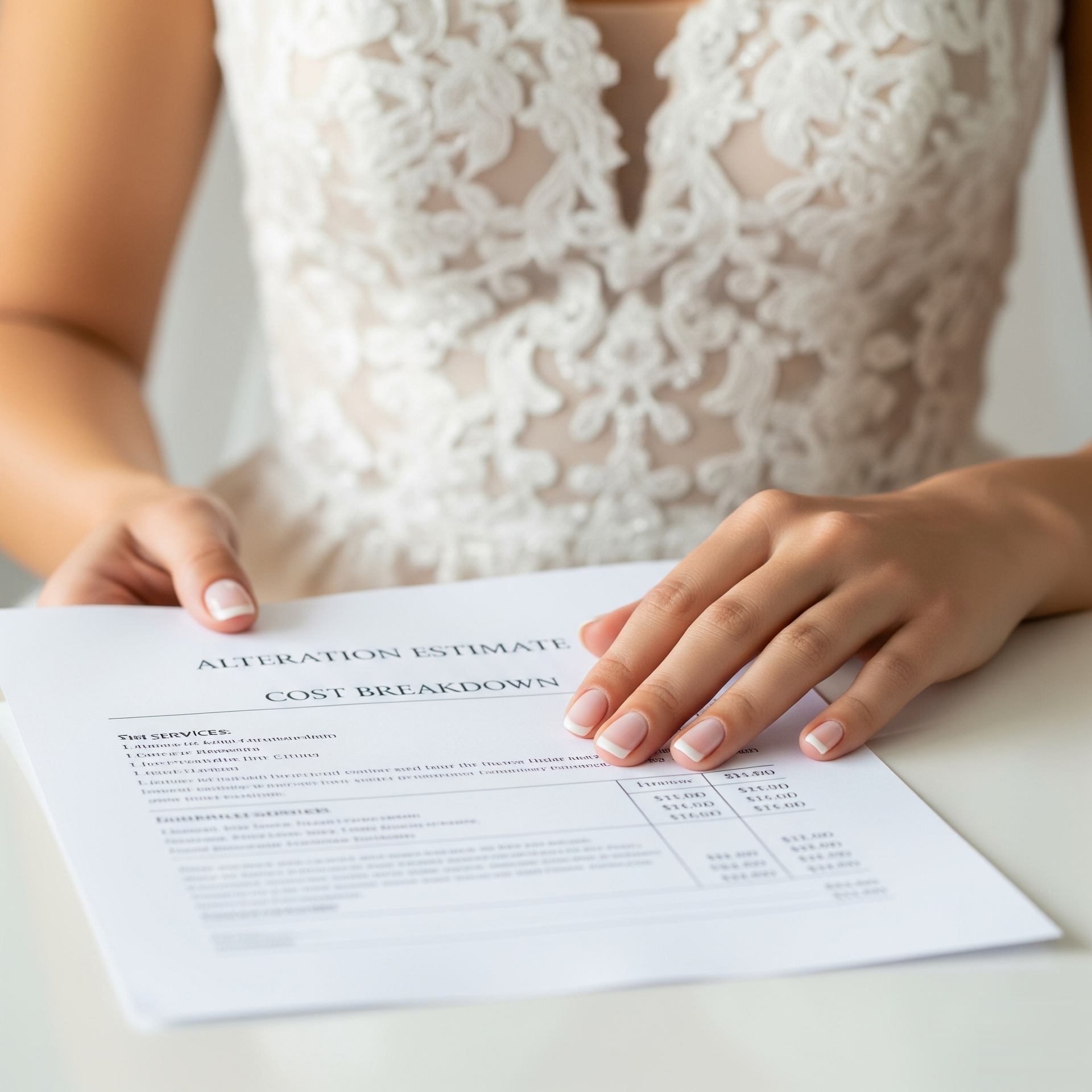 Wedding dress tailoring alterations contract Wedding dress tailoring alterations contract