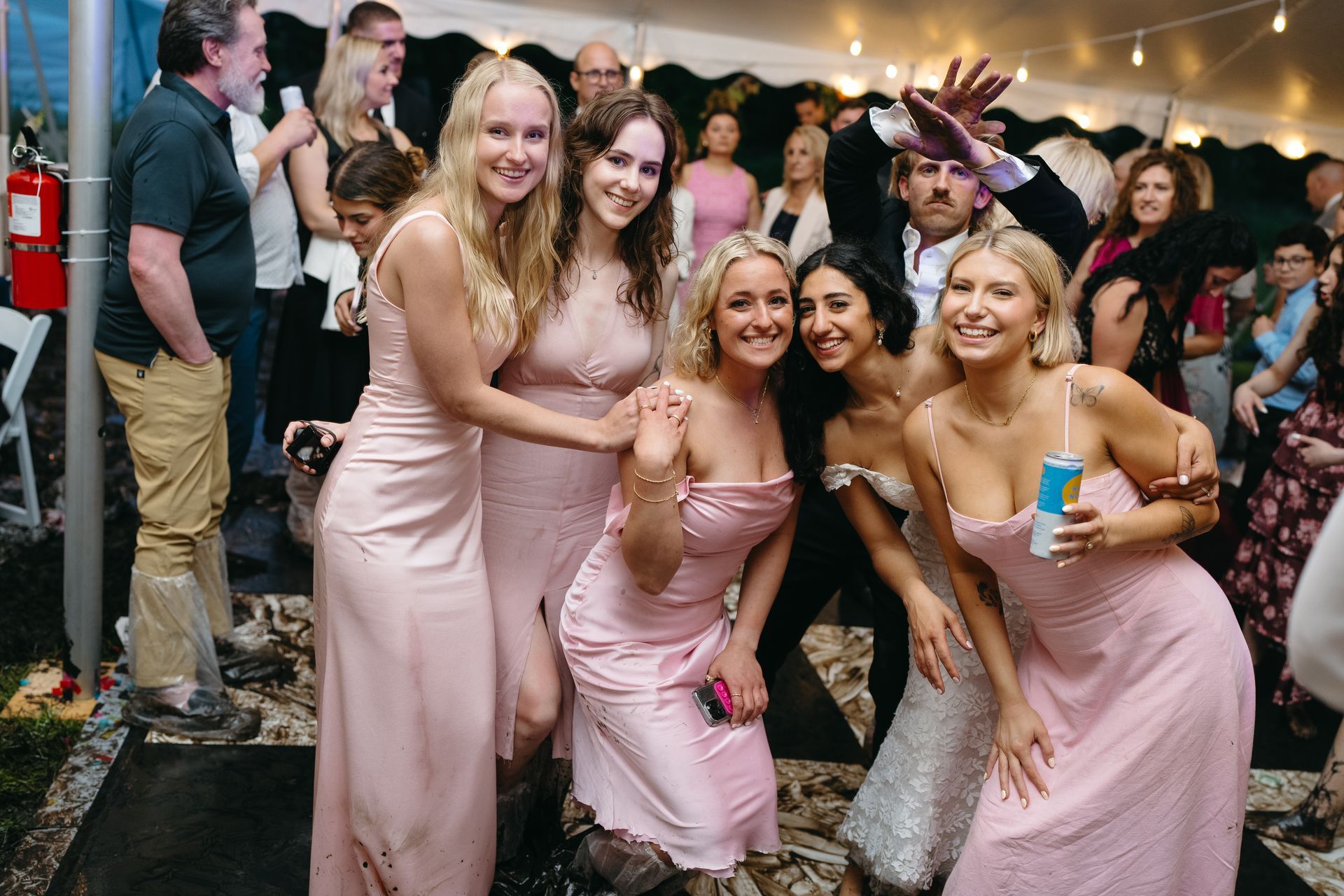 Amanda and Dylan Matthews by Fifi’s Bridal A Rainy Wedding Day 2024