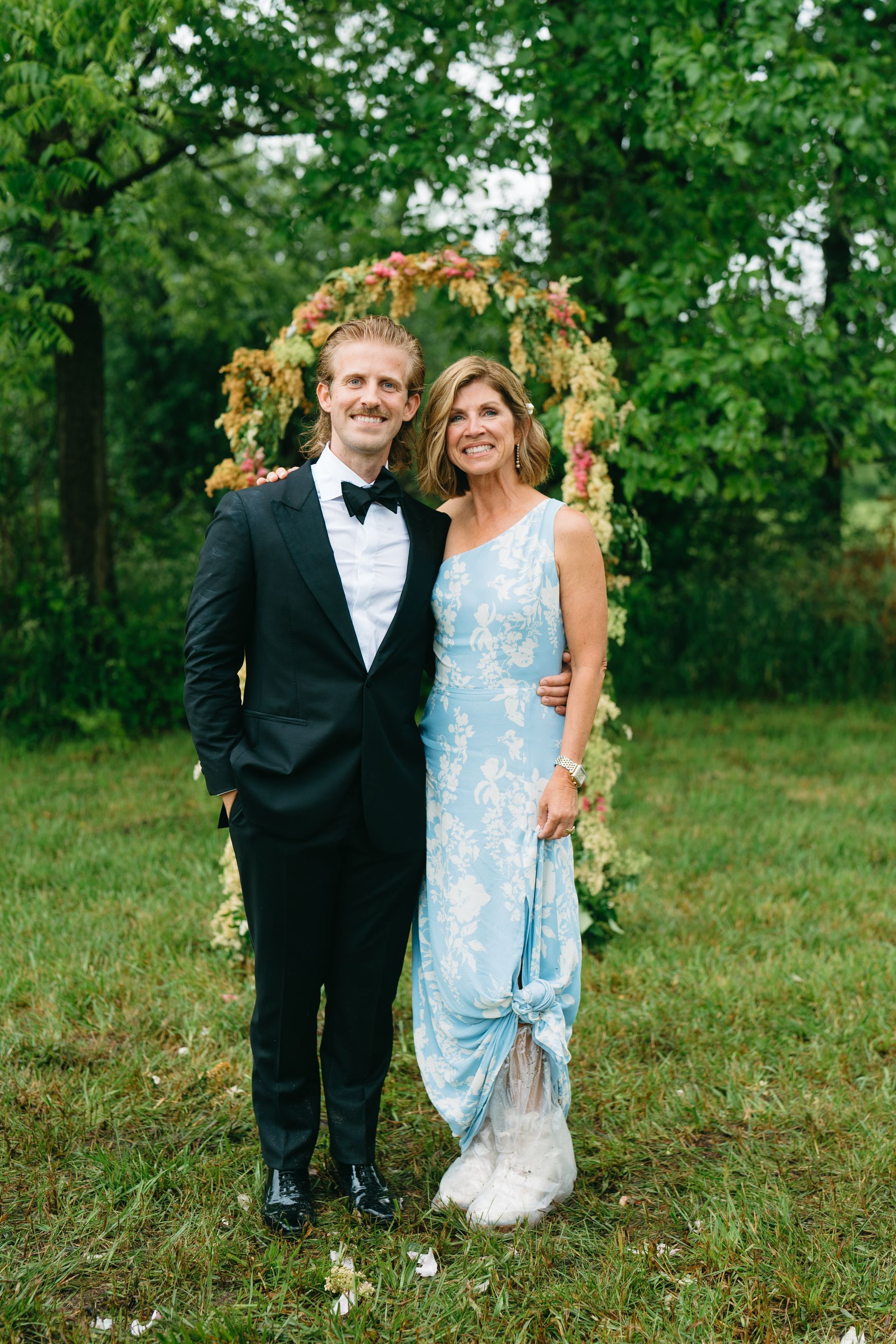 Amanda and Dylan Matthews by Fifi’s Bridal A Rainy Wedding Day 2024