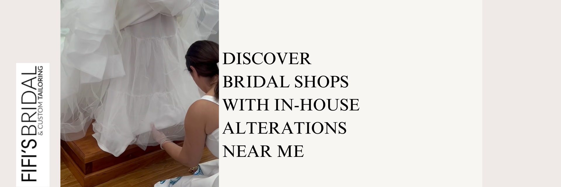 Discover Bridal Shops with In-House Alterations Near Me