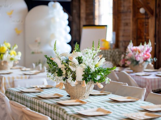 Baby Shower Flowers Whimsical Theme