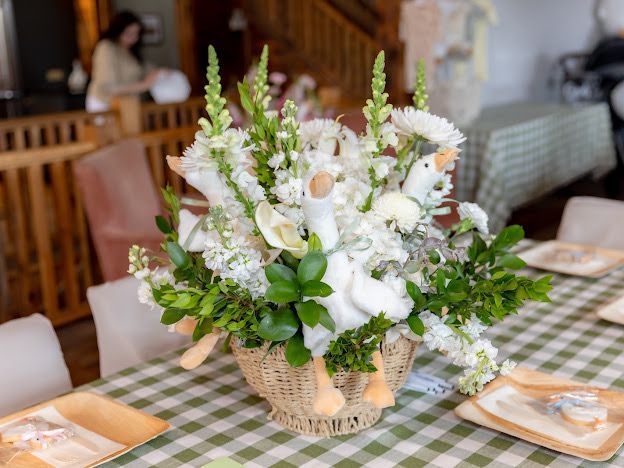 Baby Shower Flowers Whimsical Theme