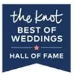 The knot best of weddings hall of fame logo