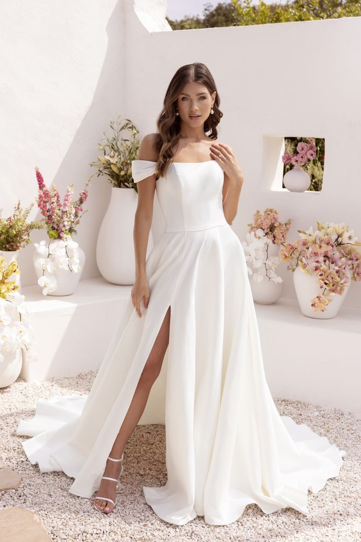 Le Blanc by Casablanca Wedding Gown at Fifi's Bridal in Elmhurst, IL