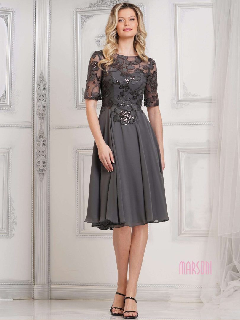 Marsoni Mother of the Bride Dress M286 at Fifi's Bridal in Elmhurst, IL