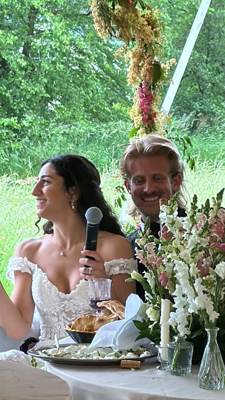 Amanda and Dylan Matthews by Fifi’s Bridal A Rainy Wedding Day 2024