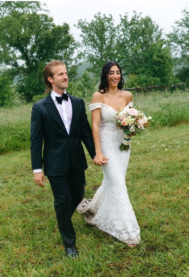 Amanda and Dylan Matthews by Fifi’s Bridal A Rainy Wedding Day 2024