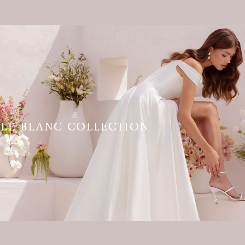 Le Blanc by Casablanca Wedding Gowns at Fifi's Bridal in Elmhurst, IL