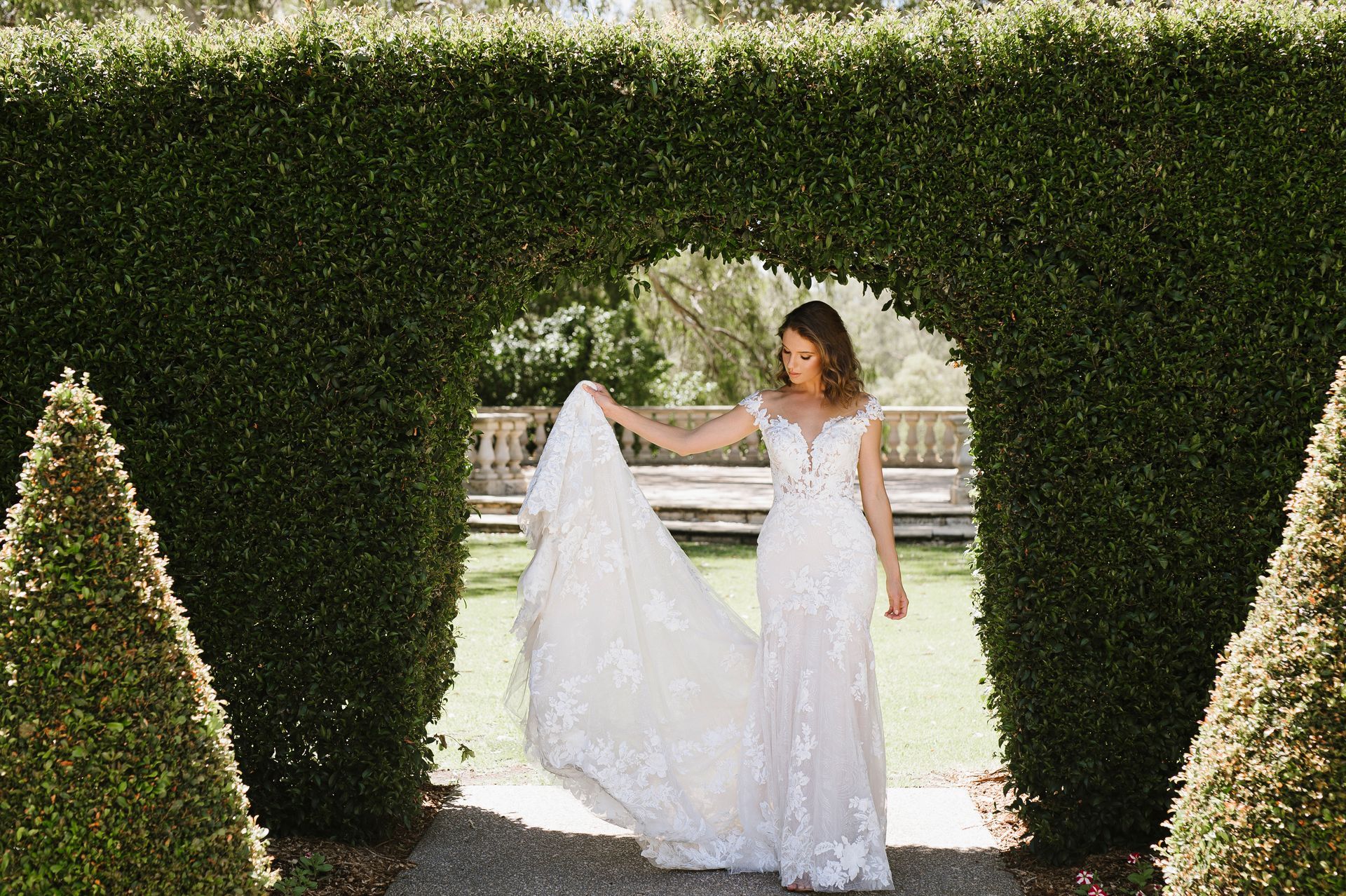 Luxury Wedding Gown Sophia Tolli ST1225 at Fifi's Bridal Boutique in Elmhurst, IL