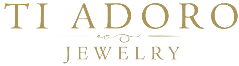 TI ADORO Jewelry logo in gold.
