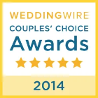 The weddingwire couples ' choice awards logo for 2014