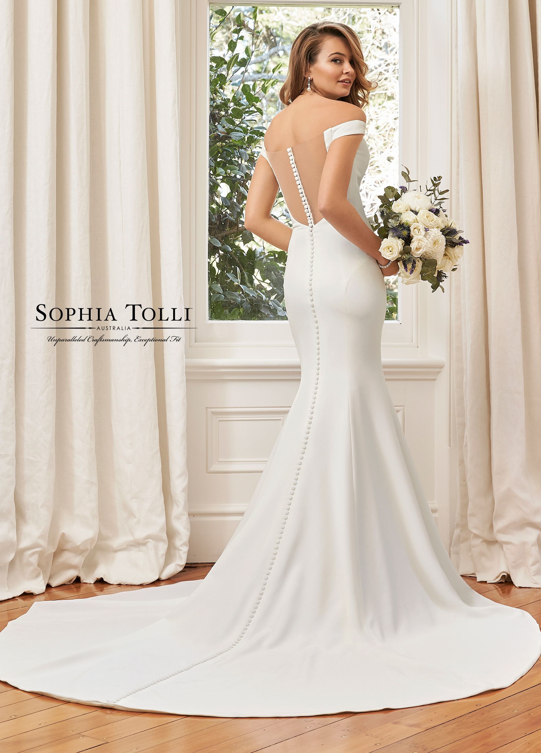 Sophia Tolli Wedding Gown Y11961 at Fifi's Bridal in Elmhurst, Il