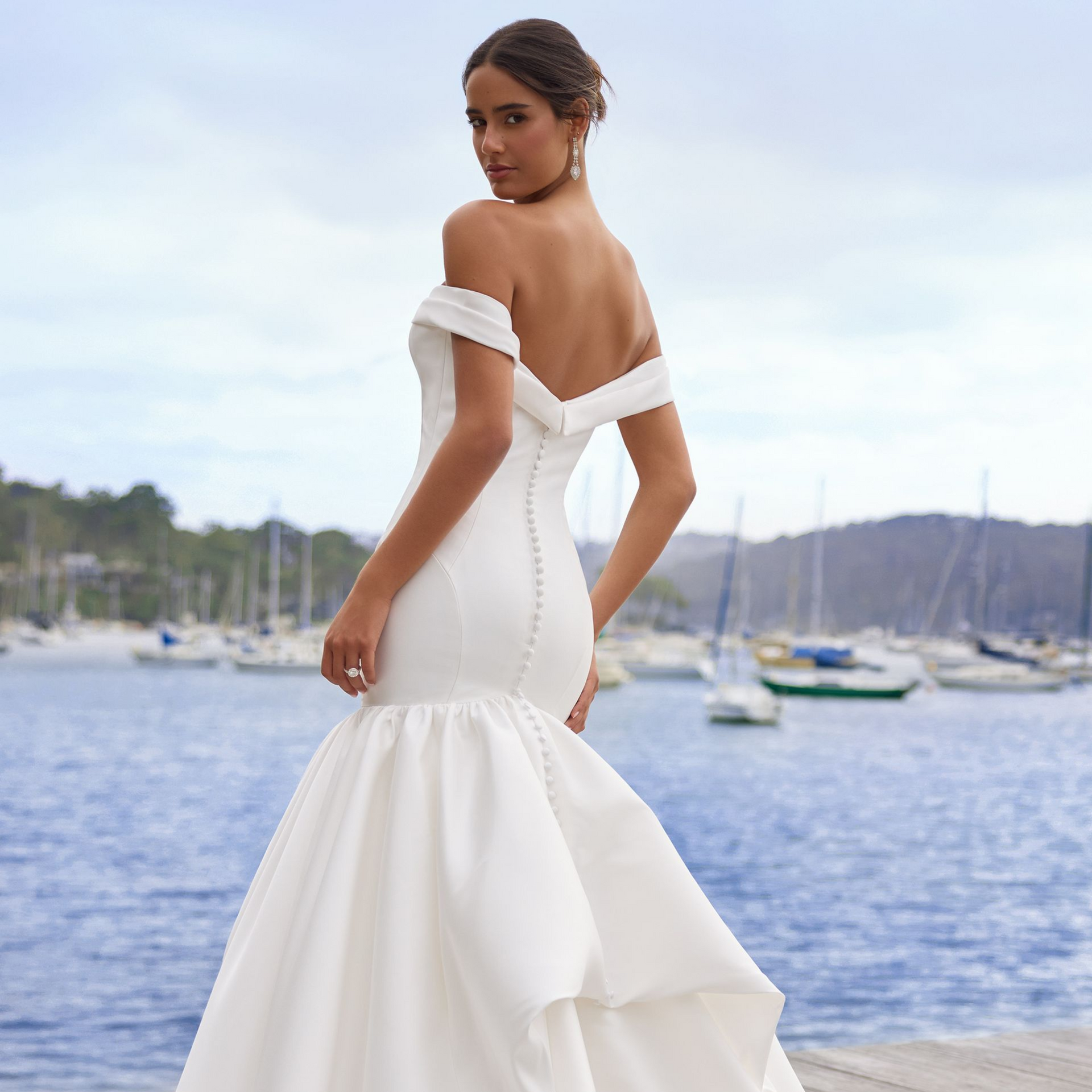 Le Blanc by Casablanca Wedding Gown at Fifi's Bridal in Elmhurst, IL