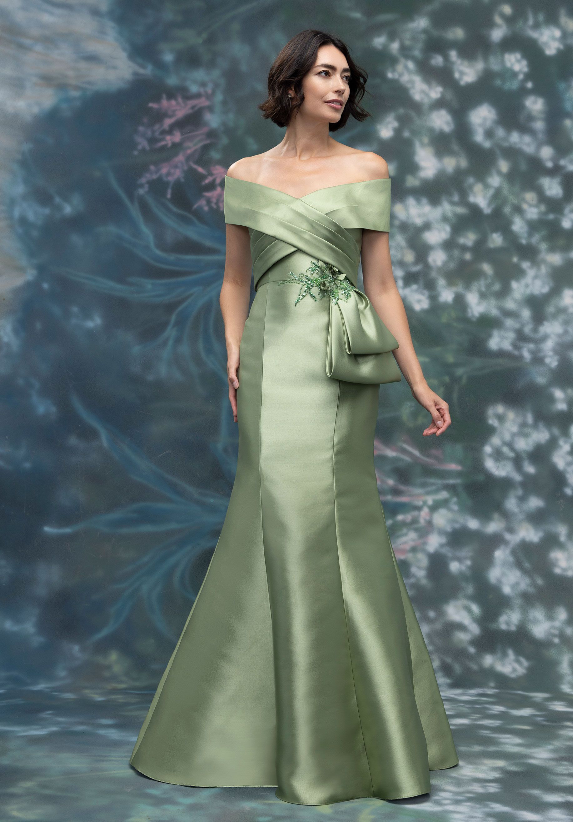 MGNY Mother of the Bride Dress 72827 at Fifi's Bridal in Elmhurst, IL