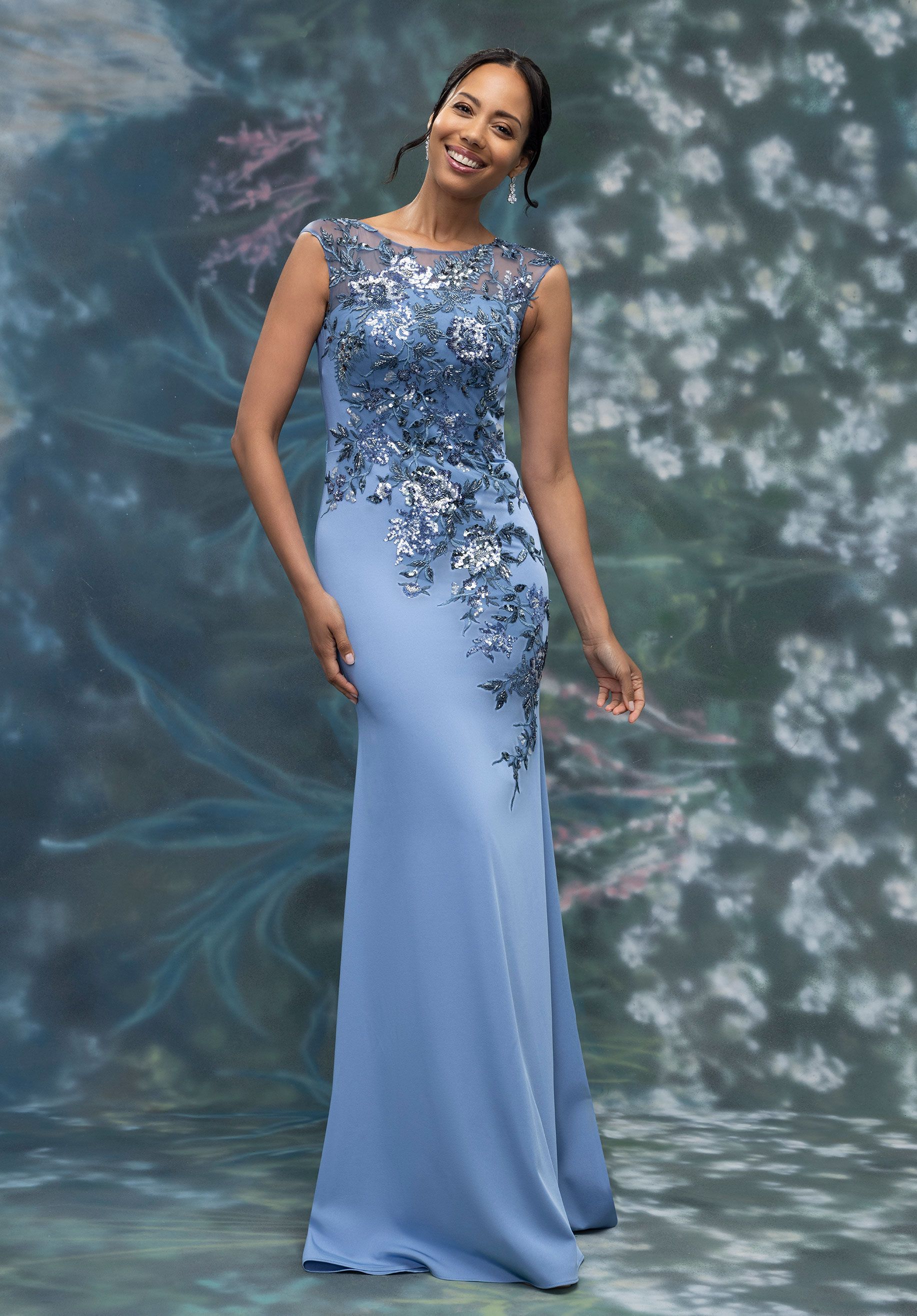 MGNY Mother of the Bride Dress 72828 at Fifi's Bridal in Elmhurst, IL