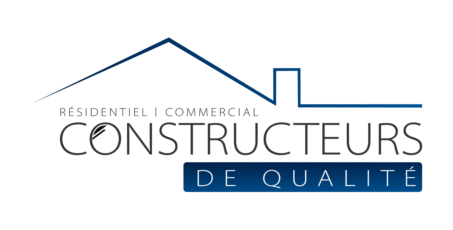 A logo for a company called constructeurs de qualité