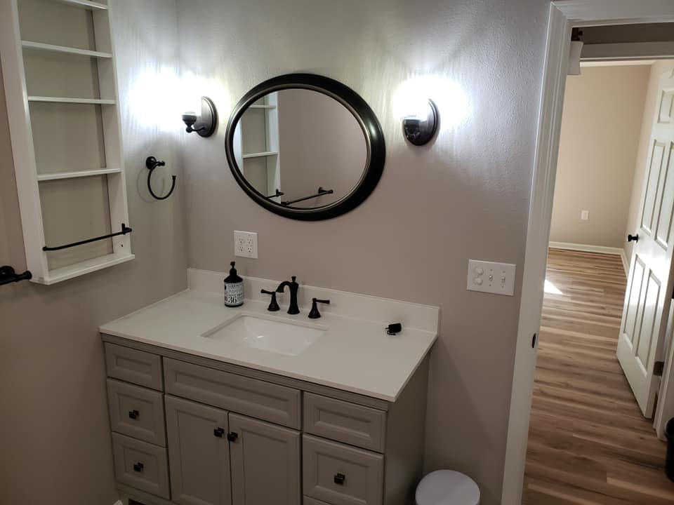 Bathroom remodeled by A Modern Touch