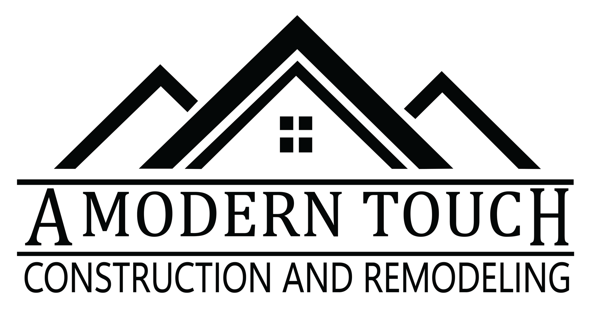 a modern touch logo