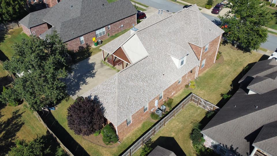 new roof done by a modern touch