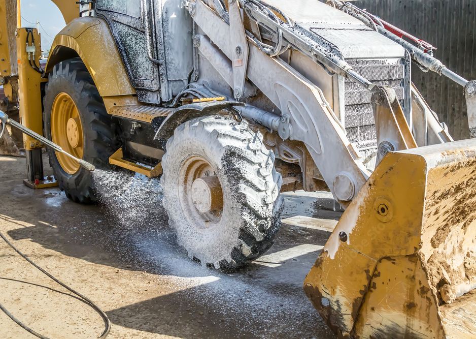 Heavy Machinery Pressure Washing