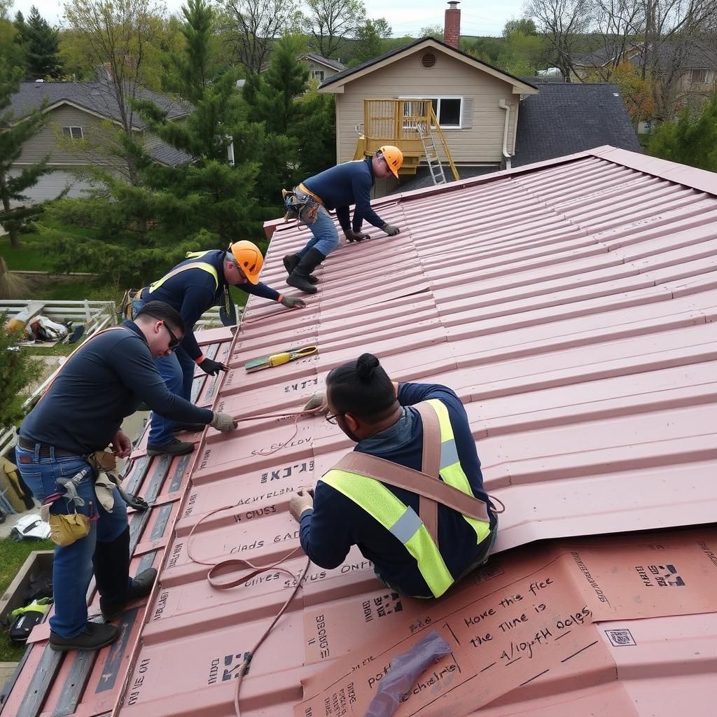 Colonial home with Vermont green slate roof in Bergen County, New Jersey